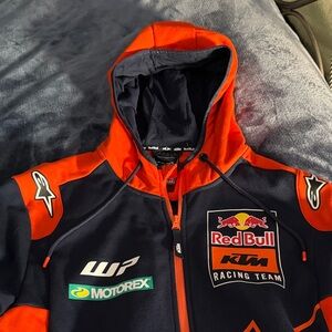 KTM Racing Team Men's Orange and Black Performance Jacket